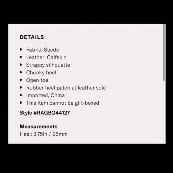 Rag & Bone Ellis Heels in Black. - Picture 5 of 7